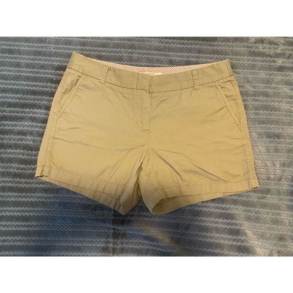 J Crew Womens Size 12 Tan “Chino Broken In” Cargo Shorts